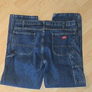 Dickies Blue Carpenter Work Jeans Mens 38x34 Outdoor Jeans